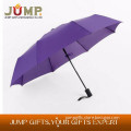 High Quality Cheap Custom Made Sun Rain Windproof 3 Folding umbrellas